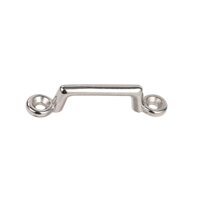 Amarine Made Pack of 6 Stainless Steel Bimini Top Strap, Pad Eye,Footman's Loop for Jeep Corvette, Buggy, Kayak Tie Downs - Image 3